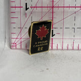 A Proud Canadian RR Logo  Lapel Pin