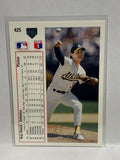 # 425 Bob Welch  Oakland Athletics 1991 UD Baseball card