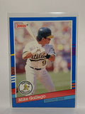 # 158 Mike Gallego  Oakland Athletics 1991 Donruss Baseball Cards