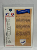 # 21 Henry Rodriguez RC Los Angeles Dodgers 1991 UD Baseball card