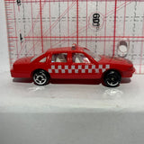 Red Taxi Cab #8030 Unbranded Diecast Car
