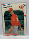 # 50 Todd Worrell  St Louis Cardinals 1988 Fleer Baseball Cards