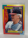 # 72T John McNamara Manager Cleveland Indians 1990 Topps Baseball Cards