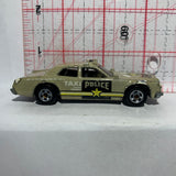 Cream Color Racers Dodge Monaco Police Taxi 1977 Hot Wheels Diecast Car