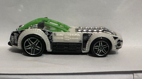 White Piledriver Hot Wheels Diecast Car