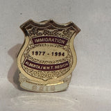 Immigaration 1977 1994 Alberta NWT Region  Lapel Pin