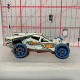 White Corkscrew Buggy X1621 Hot Wheels Diecast Car