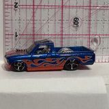 Blue Flames Custom '72 Chevy LUV 2015 Hot Wheels Diecast Car
