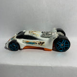 Blue Taxi Cockney Cab Hot Wheels Diecast Car