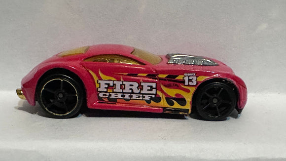 Red Fire Chief Sir Ominous 2003 Hot Wheels Diecast Car