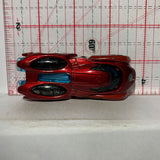 Red Marvel Iron Man Character Car BDM74 Hot Wheels Diecast Car