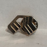 Stripe Design Logo  Lapel Pin