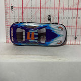Blue #11 Flame Racer Unbranded Diecast Car