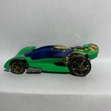 Green Open Road-ster 2001 Hot Wheels Diecast Car