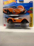 Orange Czinger 21C Peak Pursuit JBB31 N521 2024 Short Card Hot Wheels Diecast Car