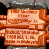 Black Matias Motors 1968 Mustang DTX47 2002 Hot Wheels Car Diecast Car