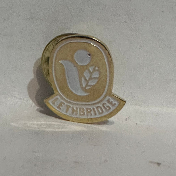 Lethbridge City Logo Alberta  Lapel Pin