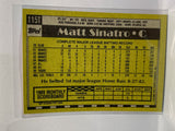 # 115T Matt Sinatro  Seattle Mariners 1990 Topps Baseball Cards