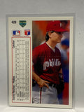 # 428 Darrin Fletcher  Philadelphia Phillies 1991 UD Baseball Cards