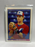 # 437 Tim Wallach  Montreal Expos 1991 Bowman Baseball card
