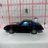Black Chevrolet Corvette Burnin Key Car 1980 Kidco Diecast Car