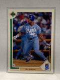 # 545 Bo Jackson  Kansas City Royals 1991 UD Baseball Cards