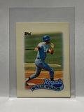 # 56 Willie Wilson Mini Card Kansas City Royals 1989 Topps Baseball card