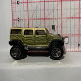 Gold Hummer H2 Hot Wheels Diecast Car