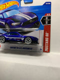 Blue Custom '18 Ford Mustang G1 Mustang 60 HYY94 N521 2024 Short Card Hot Wheels Diecast Car