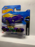 Purple Nerve Hammer X-Raycers HYX66 N521 2024 Short Card Hot Wheels Diecast Car