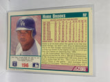 # 196 Hubie Brooks  Los Angeles Dodgers 1991 Score Baseball Cards