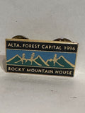 Alta Forest Capital 1996 Rocky Mountain House  Lapel Pin