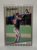 # U-11 Jim Abbott  Los Angeles Angels 1989 Fleer Baseball Cards