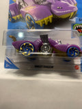 Purple Knight Draggin Street Beasts GHG04 M7C6 2018 Long Card Hot Wheels Diecast Car