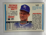 # 143 George Brett  Kansas City Royals 1992 Donruss Baseball Cards