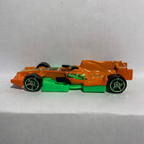 Orange F1 Eacer Big Rig Heat Hot Wheels Diecast Car
