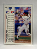 # 497 Oddibe McDowell  Atlanta Braves 1991 UD Baseball card