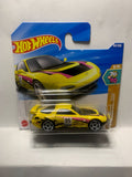 Yellow '95 Mazda RX-7 Drift HW '70s vs '90s HYY95 N521 2024 Short Card Hot Wheels Diecast Car