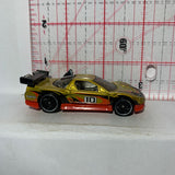 Gold Acura NSX Track Stars Hot Wheels Diecast Car