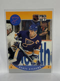 # 528 Scott Stevens  St Louis Blues 90-91 Pro Set Hockey Cards