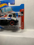 White Search and Rescue Mercedes-Benz Unimog 1300 HW Rescue GTC54 M521 2018 Short Card Hot Wheels Diecast Car