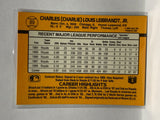 # 89 Charlie Leibrandt  Kansas City Royals 1989 Donruss Baseball Cards