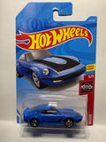 Blue Nissan Fairlady Z Nissan FYF05 D7C3 2017 Long Card Hot Wheels Diecast Car