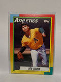 # 51T Joe Klink  Oakland Athletics 1990 Topps Baseball Cards