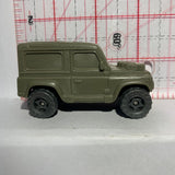 Green Land Rover Defender Army Military Jeep Unbranded Diecast Car