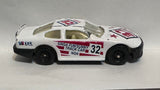 White Singa Fun Sunny Track Car Unbranded Diecast Car