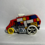 Red Cool One Van HW Art Cars Hot Wheels Diecast Car