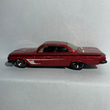 Red '61 Impala HW New Models Hot Wheels Diecast Car