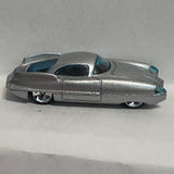 Silver Alfa Romeo B.A.T. 9  Hot Wheels Diecast Car