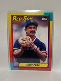 # 90T Tony Pena  Boston Red Sox 1990 Topps Baseball Cards